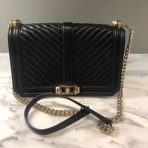 Rebecca Minkoff Chevron Quilted Love Crossbody